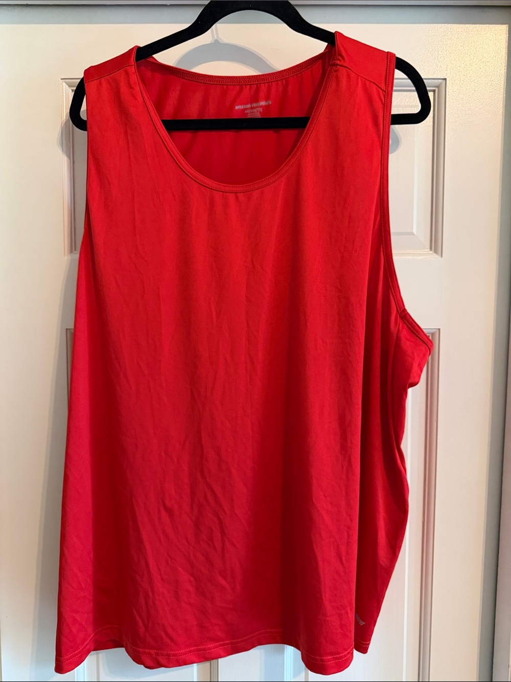 Men’s Red Sleeveless Tank Top - Athletic Fit